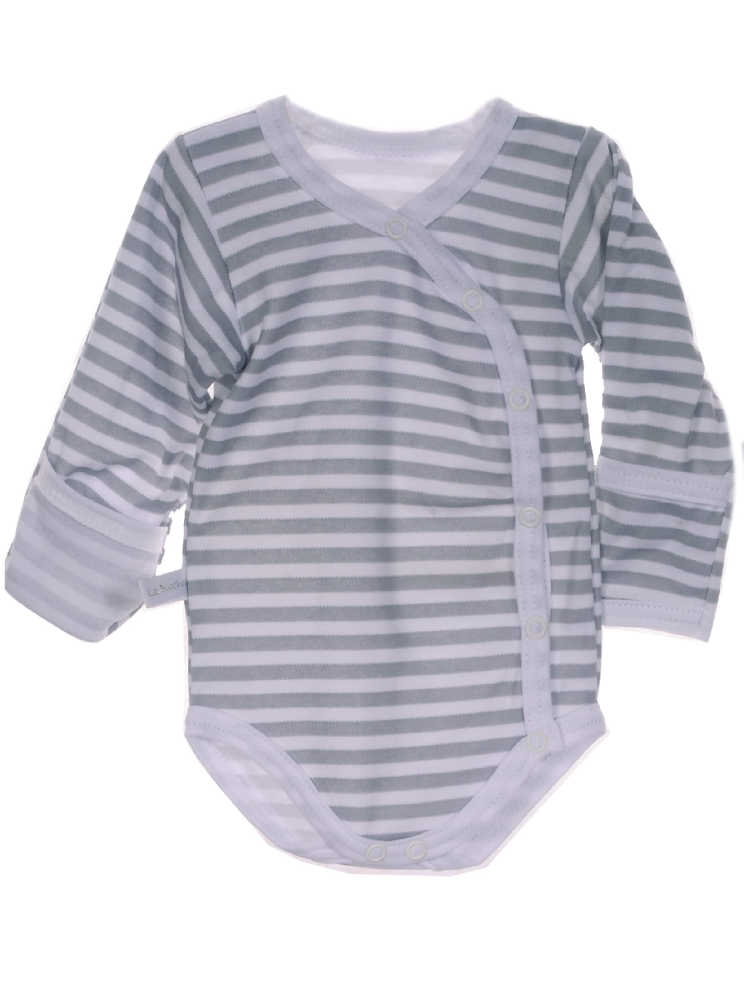 La Bortini Strampler/Body‌‌‌‌‌‌‌‌‌‌ in Grau: Vorderseite