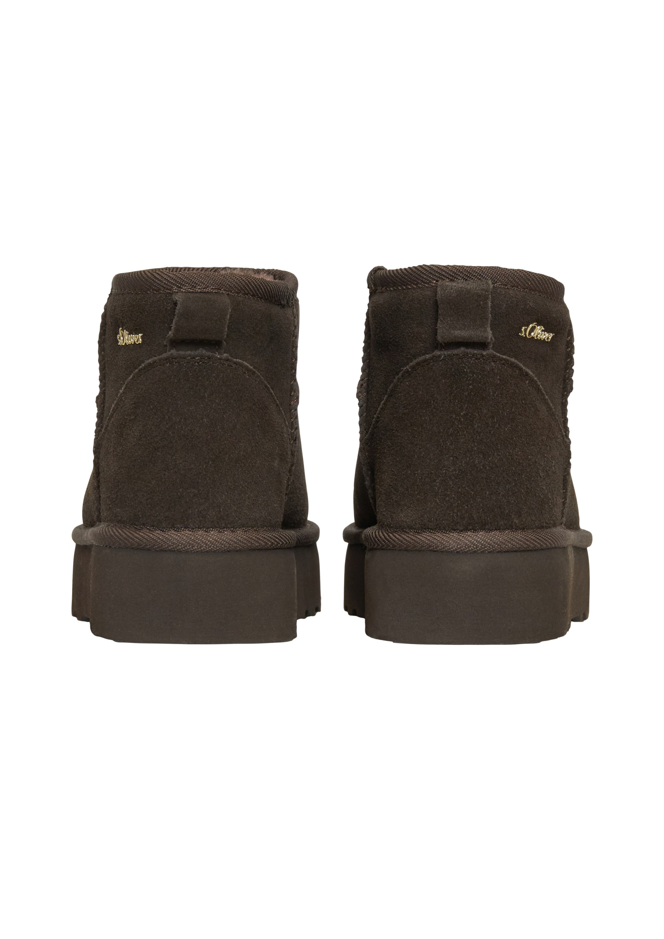 Boots s.Oliver en marron : derrière