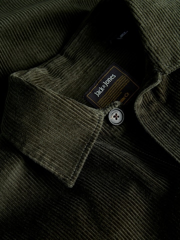 JACK & JONES Rovný strih Prechodná bunda 'JJZac' - Zelená