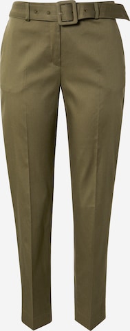MORE & MORE Pleated Pants 'Hedy' in Green: front