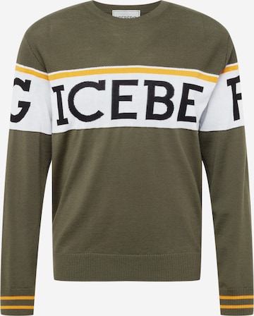 ICEBERG Sweater in Green: front