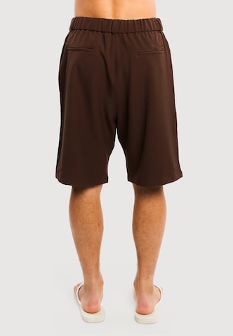 Another Cotton Lab Regular Broek 'Ragazzi' in Bruin