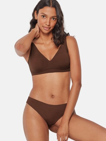 Push-up Reggiseno di Gisela in marrone: frontale