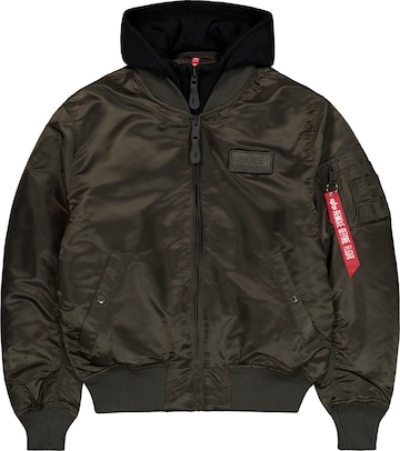 ALPHA INDUSTRIES Демисезонная куртка 'MA-1 D-Tec' в Зеленый: спереди