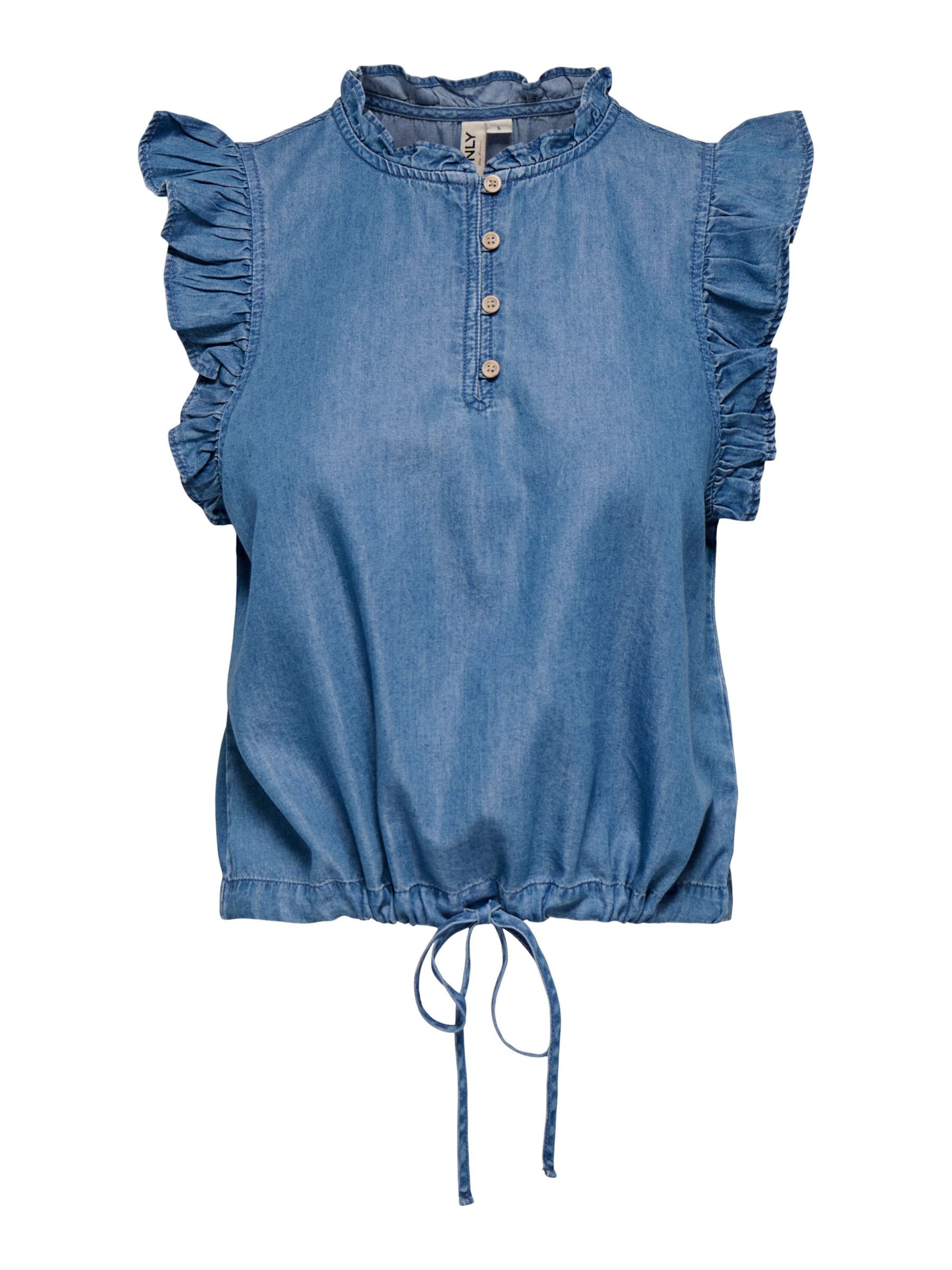 ONLY Bluse 'ONLBea' in Blau: Vorderseite
