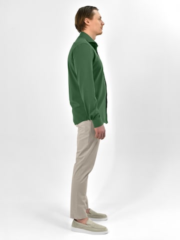 Vercate Slim Fit Businesshemd 'No. 19'‌‌‌‌‌ in Grün