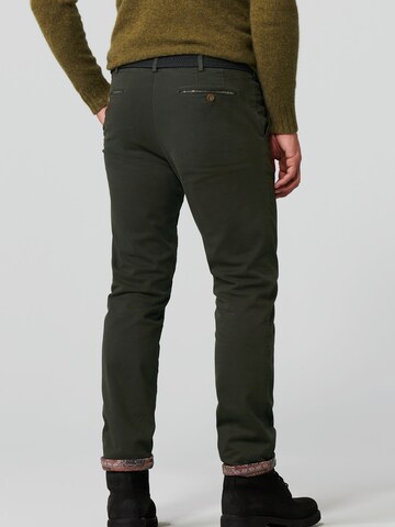 Regular Pantalon chino Meyer Hosen en vert