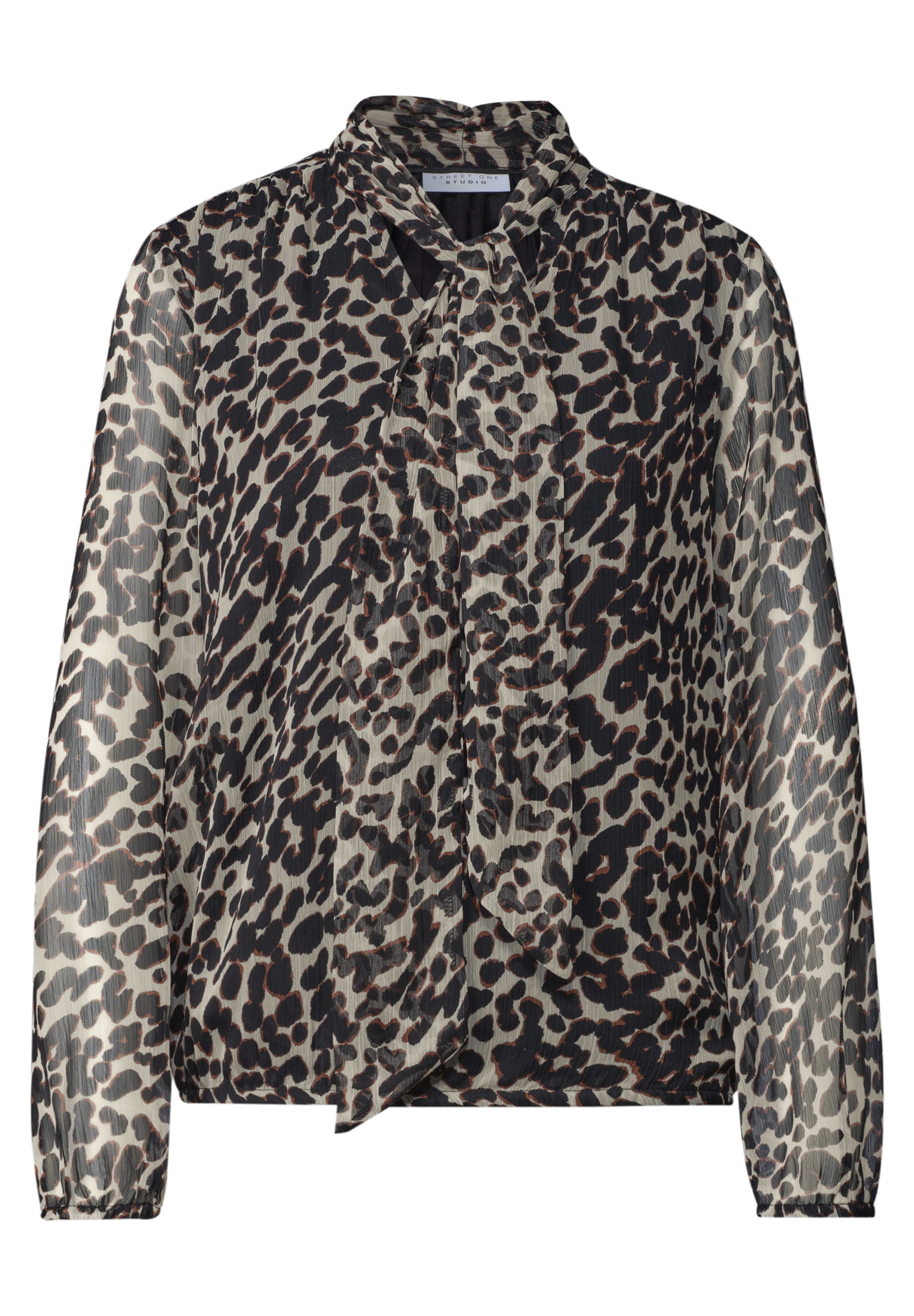 Street One Studio Blouse in Black: front