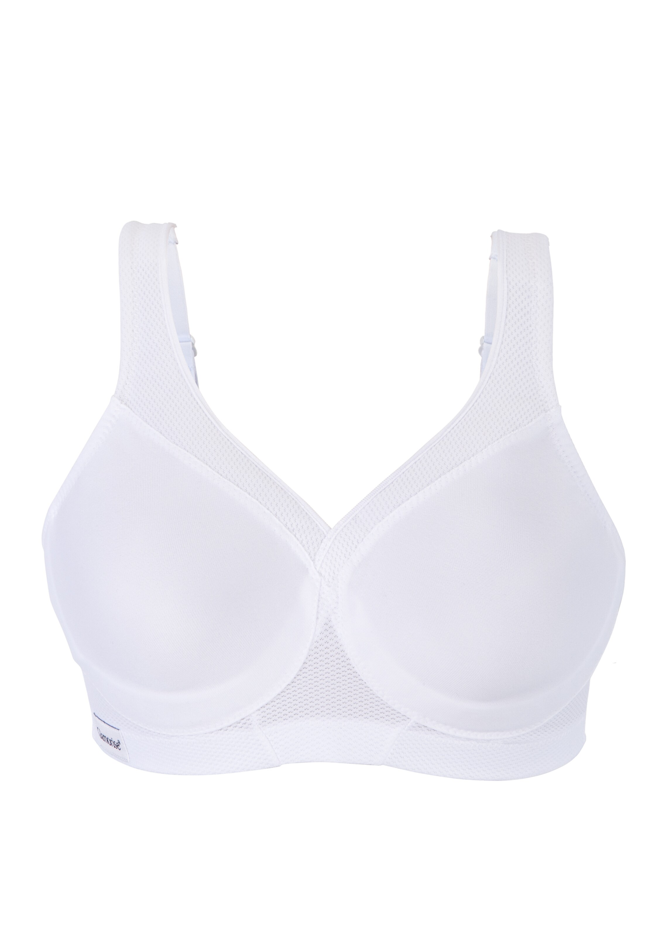 GLAMORISE Minimiser Bra in White: front