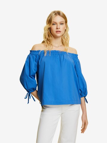 ESPRIT Blouse in Blauw: voorkant