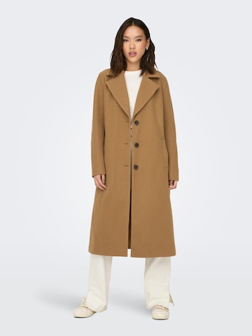 ONLY Between-Seasons Coat 'EMMA' in Brown: front