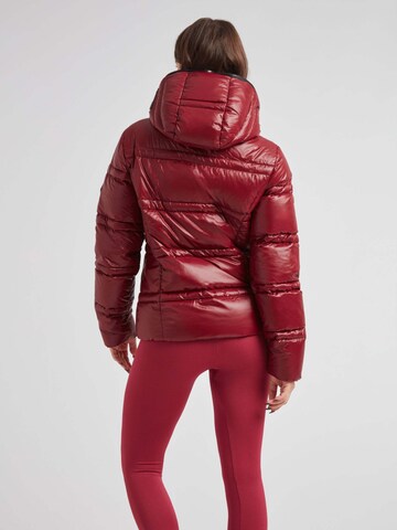 JACK1T Outdoorjas ' R4D Tramline Puffer Racer Lux ' in Rood