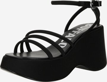 BUFFALO Sandalen met riem 'JOY' in Zwart: voorkant