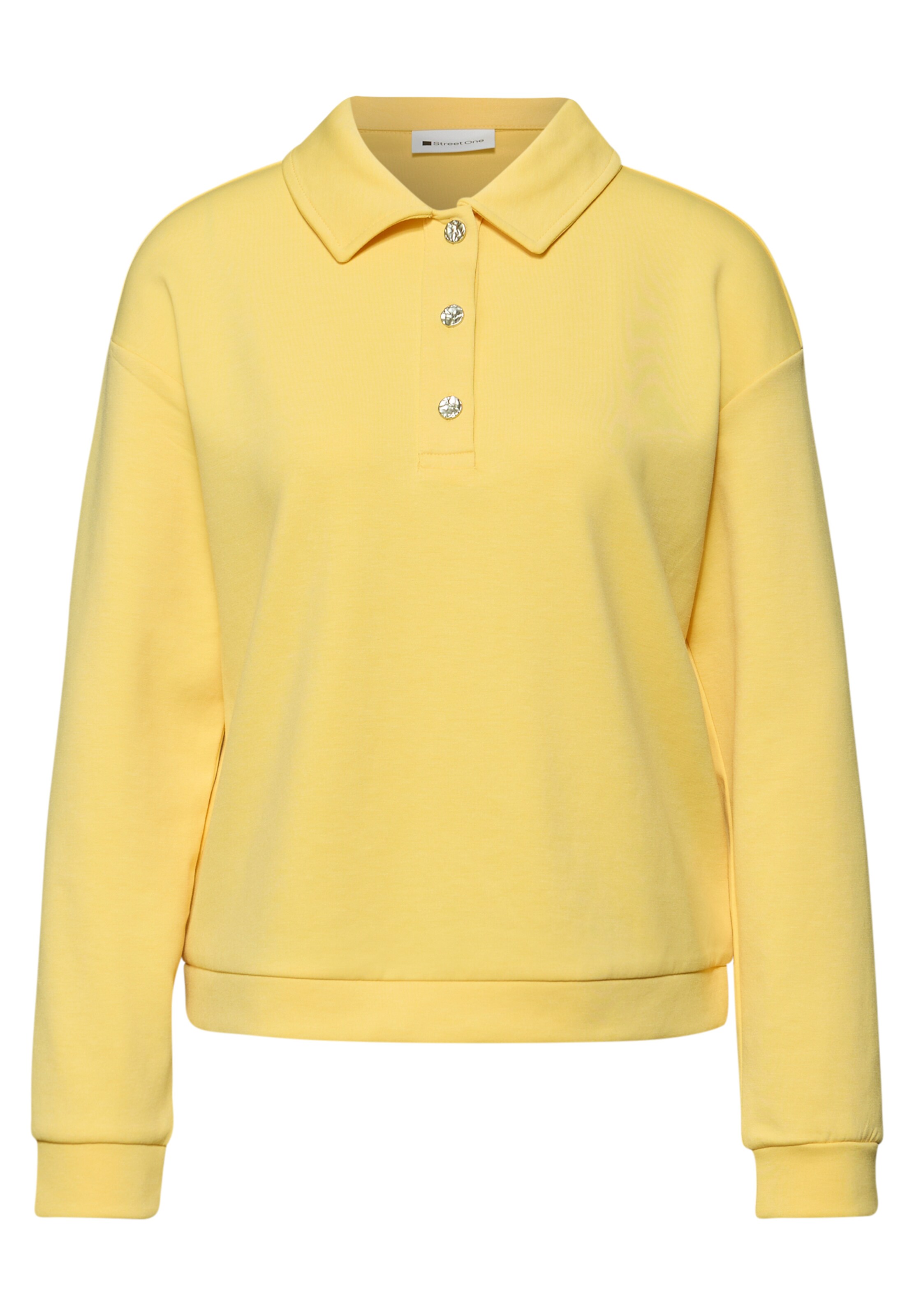 STREET ONE Shirt in Yellow: front