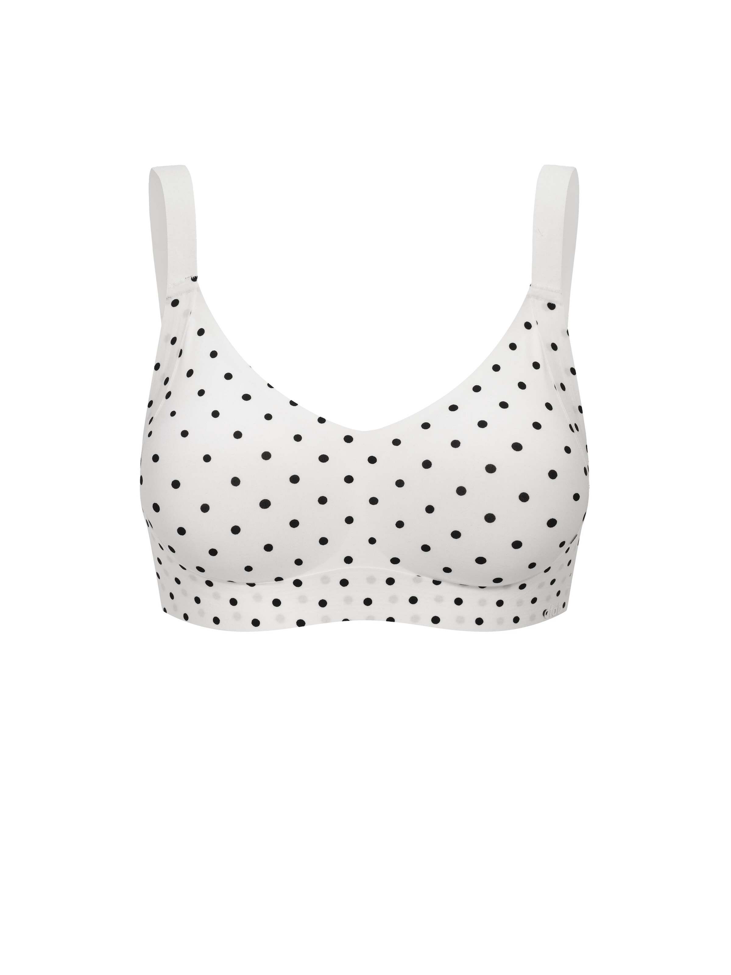 cfab (formerly creamy fabrics) Push-up BH 'Seamless Compact Push-Up BH' in Wit: voorkant