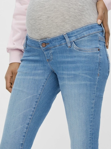 MAMALICIOUS Skinny Jeans 'LARGO' in Blauw