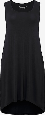 SHEEGO Beach Dress in Black: front