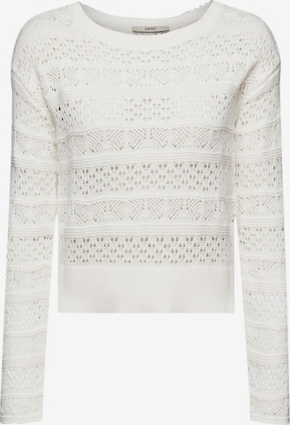 ESPRIT Sweater in White: front