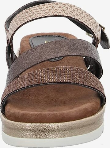 LAZAMANI Strap Sandals in Brown