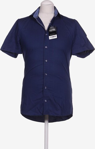 OLYMP Button Up Shirt in XS in Blue: front