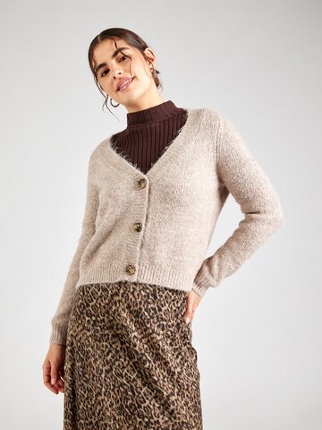 ONLY Knit Cardigan 'ONLZoey' in Brown: front