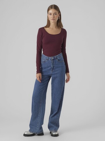 VERO MODA Shirts i rød