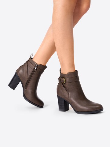 Dream Pairs Enkellaarsje in Bruin