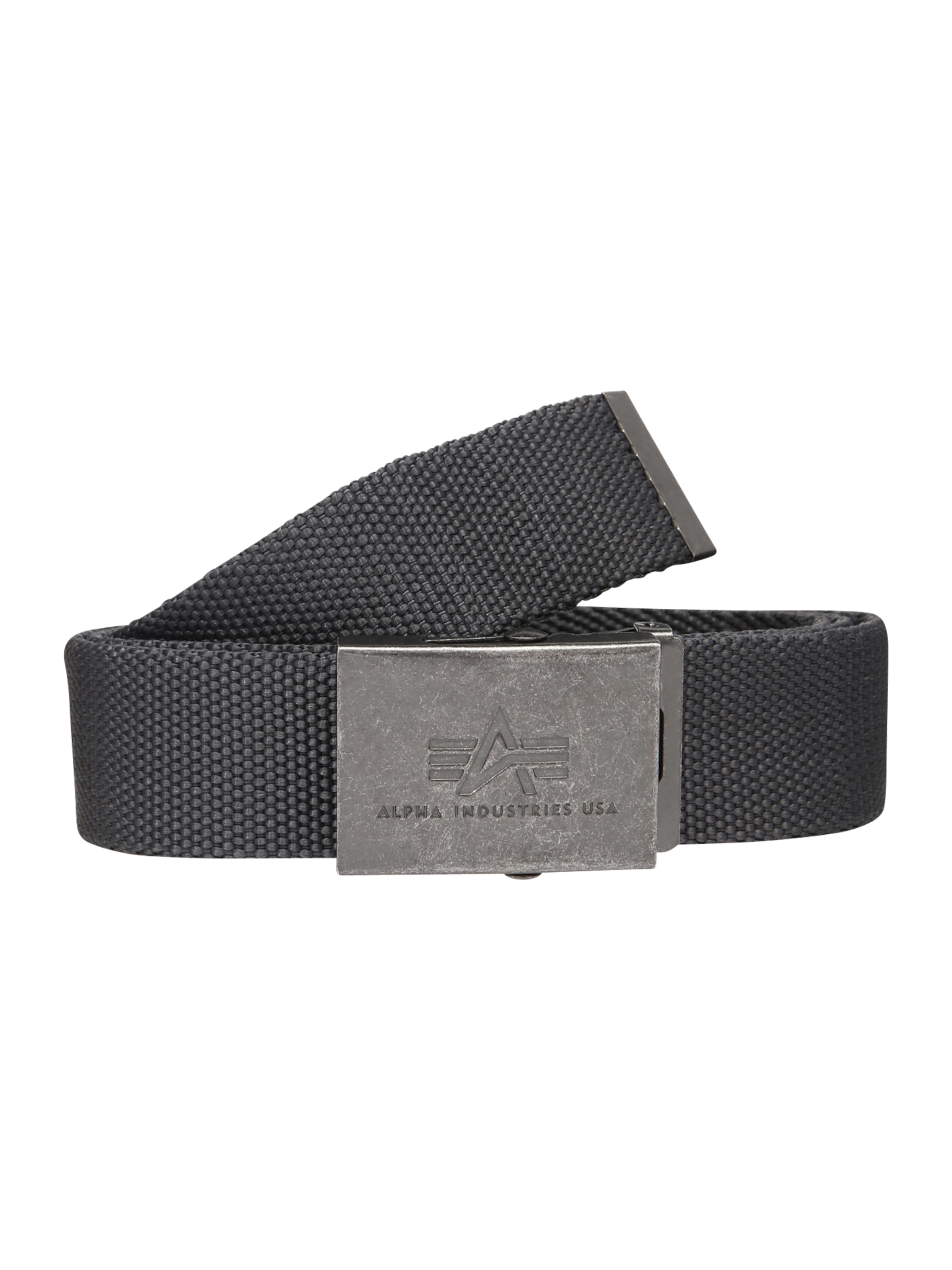 ALPHA INDUSTRIES Opasky - Sivá: predná strana