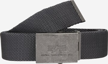 ALPHA INDUSTRIES Belt in Grey: front