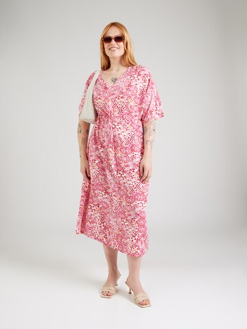 ONLY Carmakoma Dress 'CARMARRAKESH' in Pink