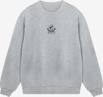Sweat-shirt 'Knut und Jan Scribble' F4NT4STIC en gris : devant