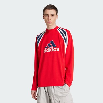 ADIDAS ORIGINALS Shirt 'Warm-Up' in Rood: voorkant