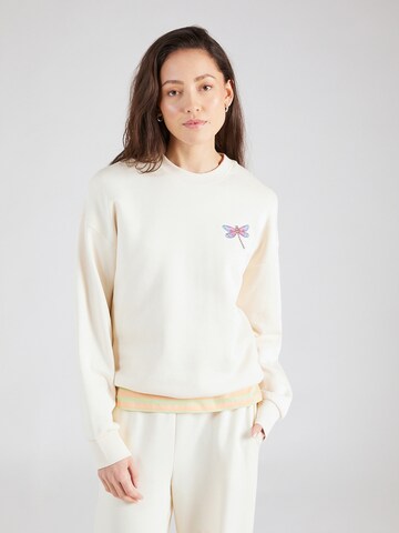 Sweat-shirt 'Libelle' Iriedaily en blanc : devant