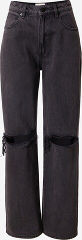 Abrand Szeroka nogawka Jeansy 'CARRIE' w kolorze czarny: przód