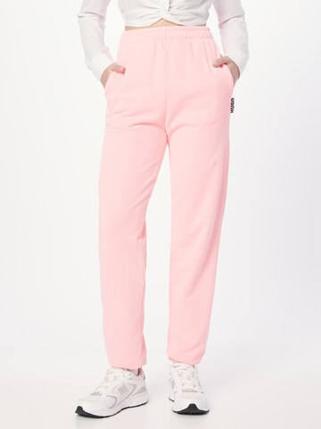HUGO - Loosefit Pantalón 'Njola' en rosa: frente