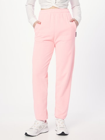 Loosefit Pantalon 'Njola' HUGO en rose : devant