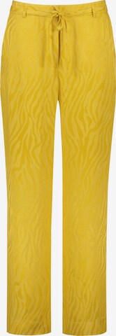 TAIFUN Loose fit Pants in Yellow: front