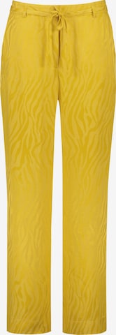 TAIFUN Loose fit Trousers in Yellow: front