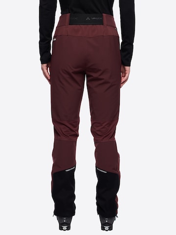 VAUDE Regular Outdoor trousers 'W Larice Pants IV' in Brown