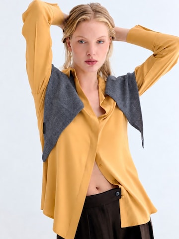 Écharpe SILK & CASHMERE en gris