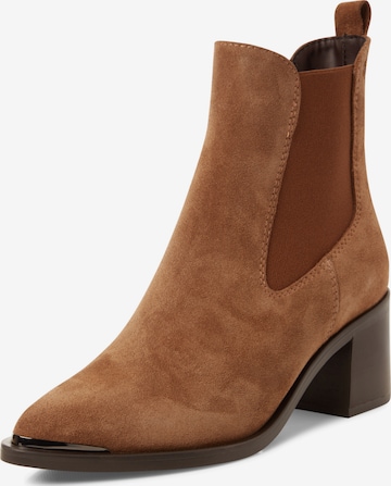 Tamaris Chelsea škornji | rjava barva: sprednja stran