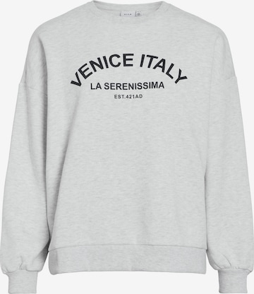 VILA Sweatshirt in Grey: front