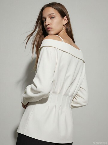 HYPEDROP Bluse 'Estelle' in Weiß