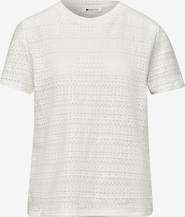 STREET ONE Shirt in White: front