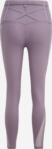 ASICS Skinny Workout Pants 'Distance Supply' in Purple