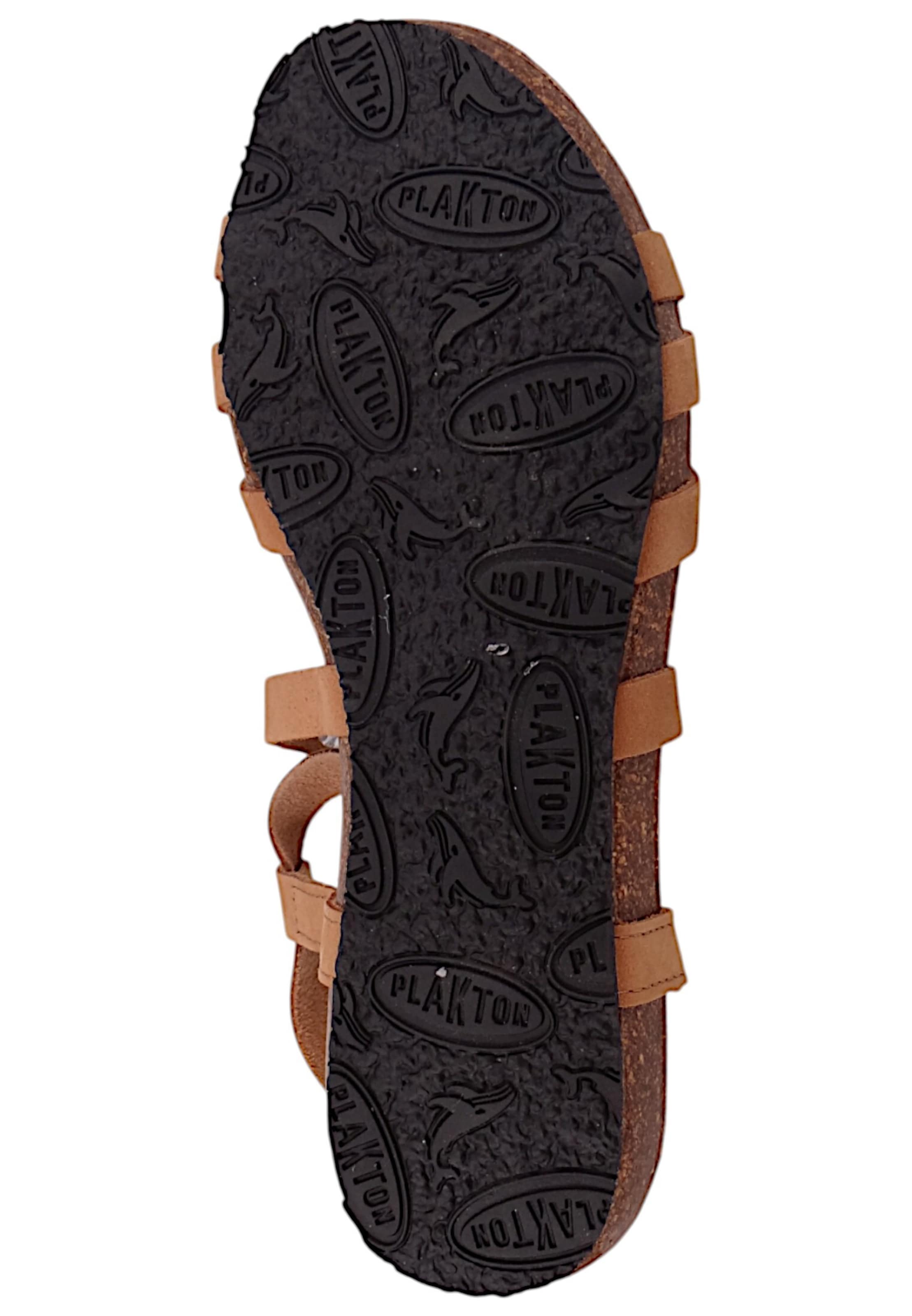Plakton Strap Sandals 'Mam Vali' in Brown