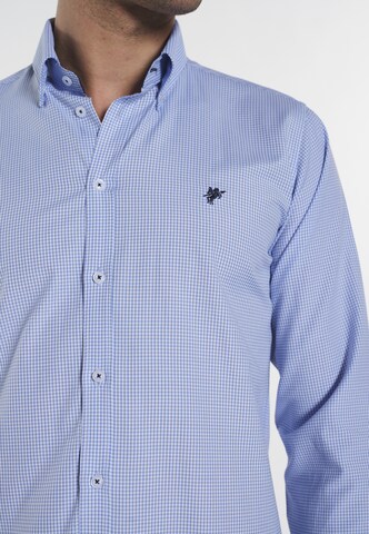 DENIM CULTURE Klasický střih Košile 'Benjamin' – modrá