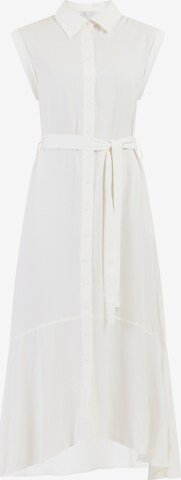 Robe-chemise RISA en blanc : devant