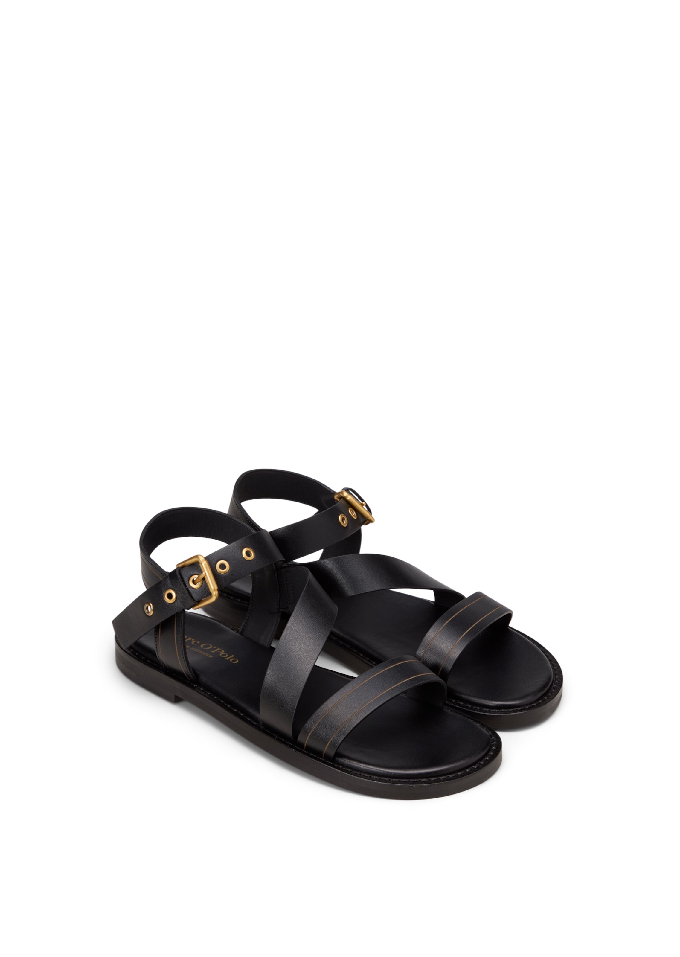 Marc O'Polo Strap sandal 'Stina' in Black