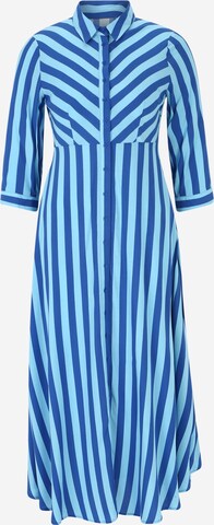 Y.A.S Petite Shirt Dress 'SAVANNA' in Blue: front